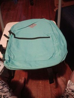 Teal Canvas Backpack
