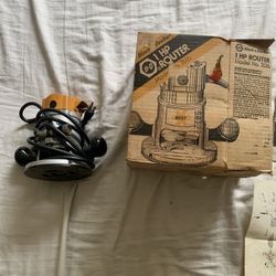 Black And Decker Router 1 HP