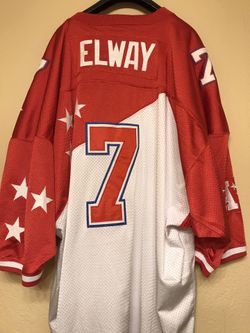 JOHN ELWAY BRONCOS 1995 PRO BOWL STITCHED JERSEY MENS SIZE 60 THIS IS THE REAL DEAL. $100