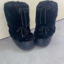 Cute Ski snow boots Platform 