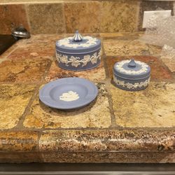 Wedgwood Blue Jasperware Keepsake From England