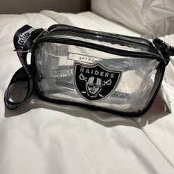 Las Vegas Raiders Clear Cross body purse