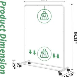 Clothes Rack With Wheels