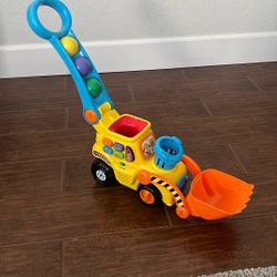 Toddler Push & Pop Bulldozer