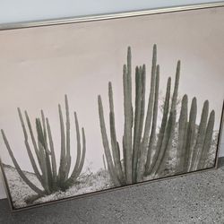 Large Canvas Cactus Painting World Market