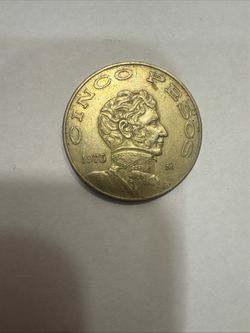 1973 Mexico 5 Pesos