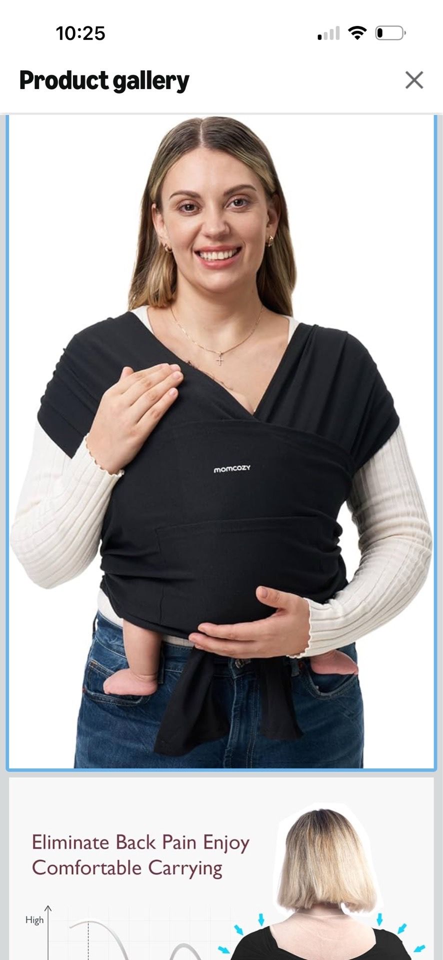 Momcozy wrap carrier