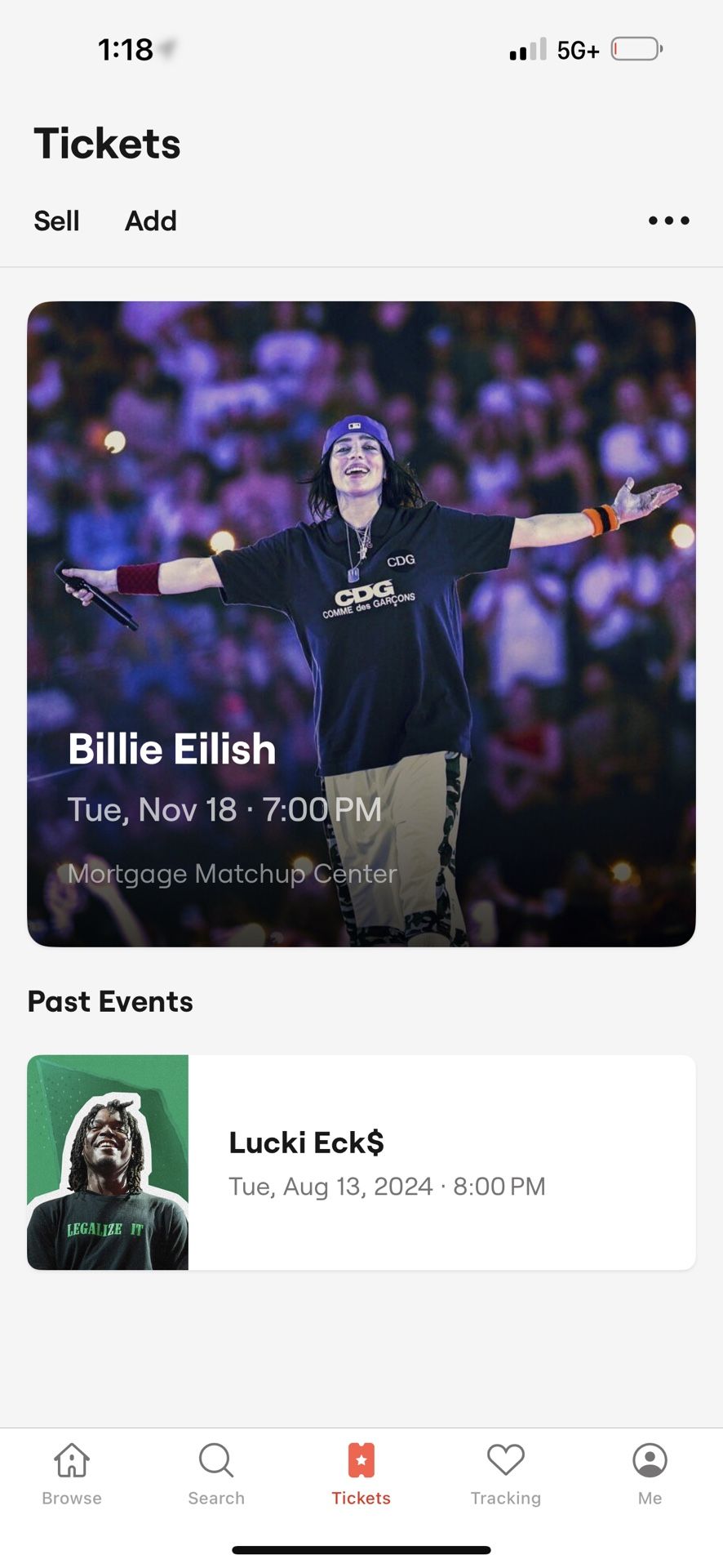 Billie Eilish Concert Tickets