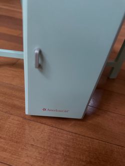 American Girl Drop-Leaf Kitchen Table — Aqua — for 18" Dolls
