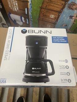 BRAND NEW - 10 cups BUNN SBS Speed Brew Select Coffee Maker