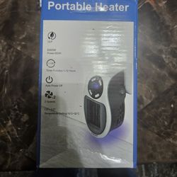 Mini 8” Ceramic 500W Portable Plug-In Wall Space Heater for Indoor Use 