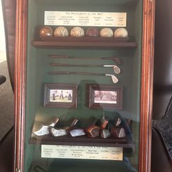 Golf Art Display Shadow Box