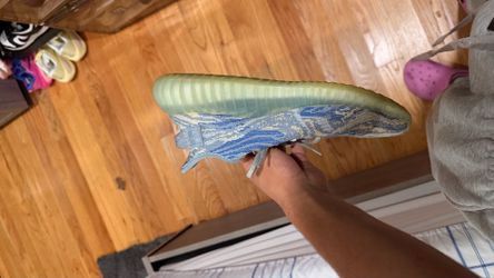 blue yeezys