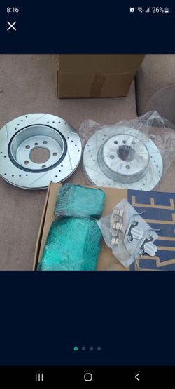 New Rotors And Break Pads  BMW 5 SERIES