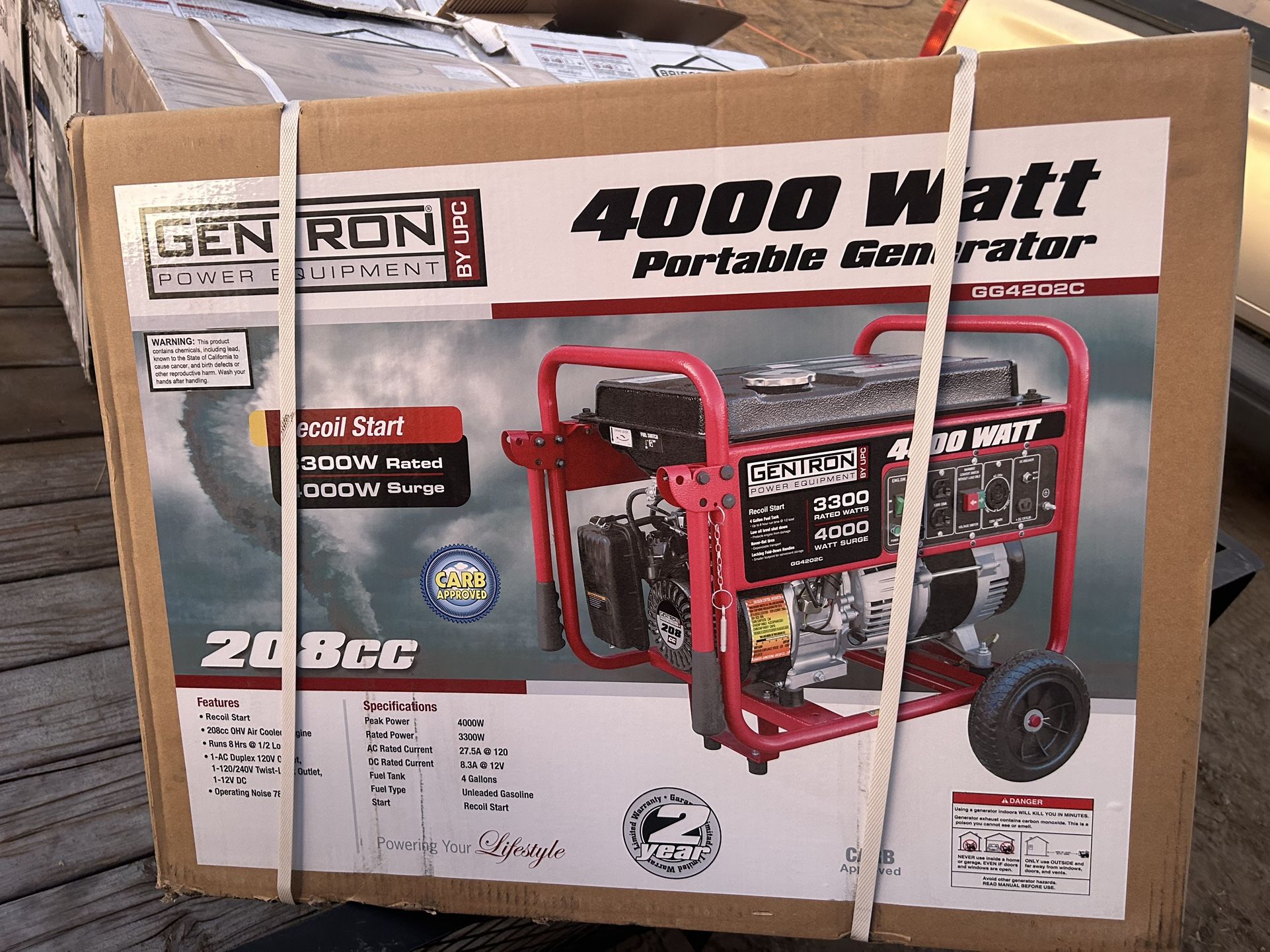 New 4000W Generator In Box & Warranty