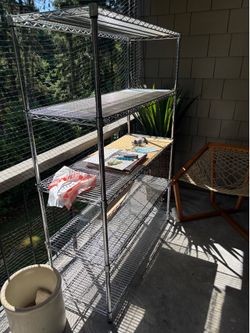 NSF metal shelving rack large