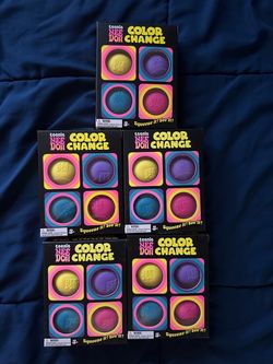 Teenie Nee Doh Color Change Balls – Lot of 5