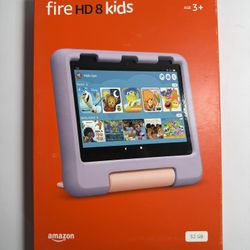 Fire HD 8 Kids tablet (newest model), ages 3-7. With bright 8" HD screen tablet iPad