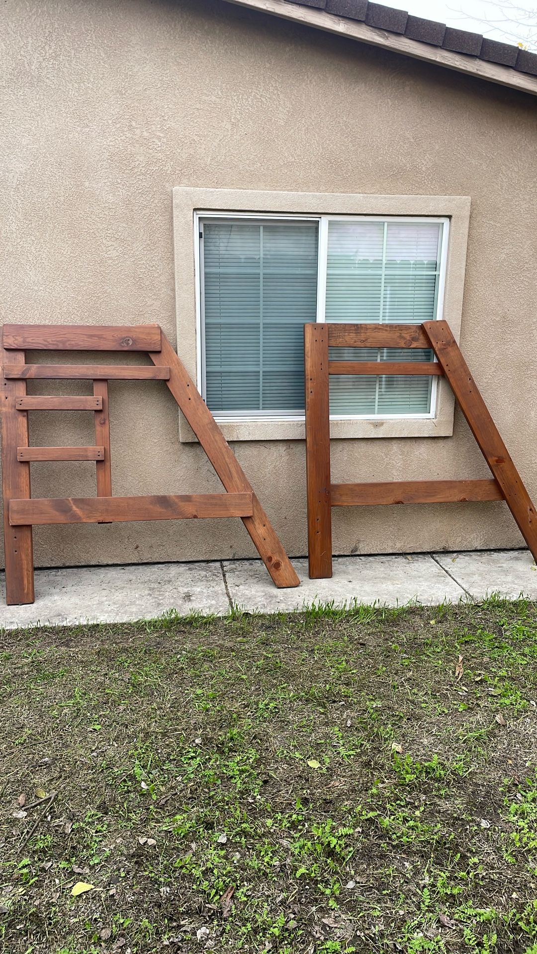 Wood Bunk Bed - Full And Twin Size
