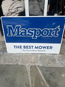 Masport Advertising Sign