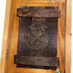 Rustic Hand Made Welcome Sign