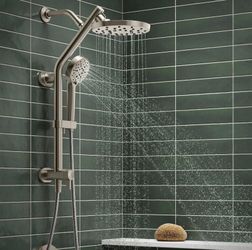 Kohler HydroRail 3-in-1 Multifunction Showerhead and Column Kit - Brushed Nickel