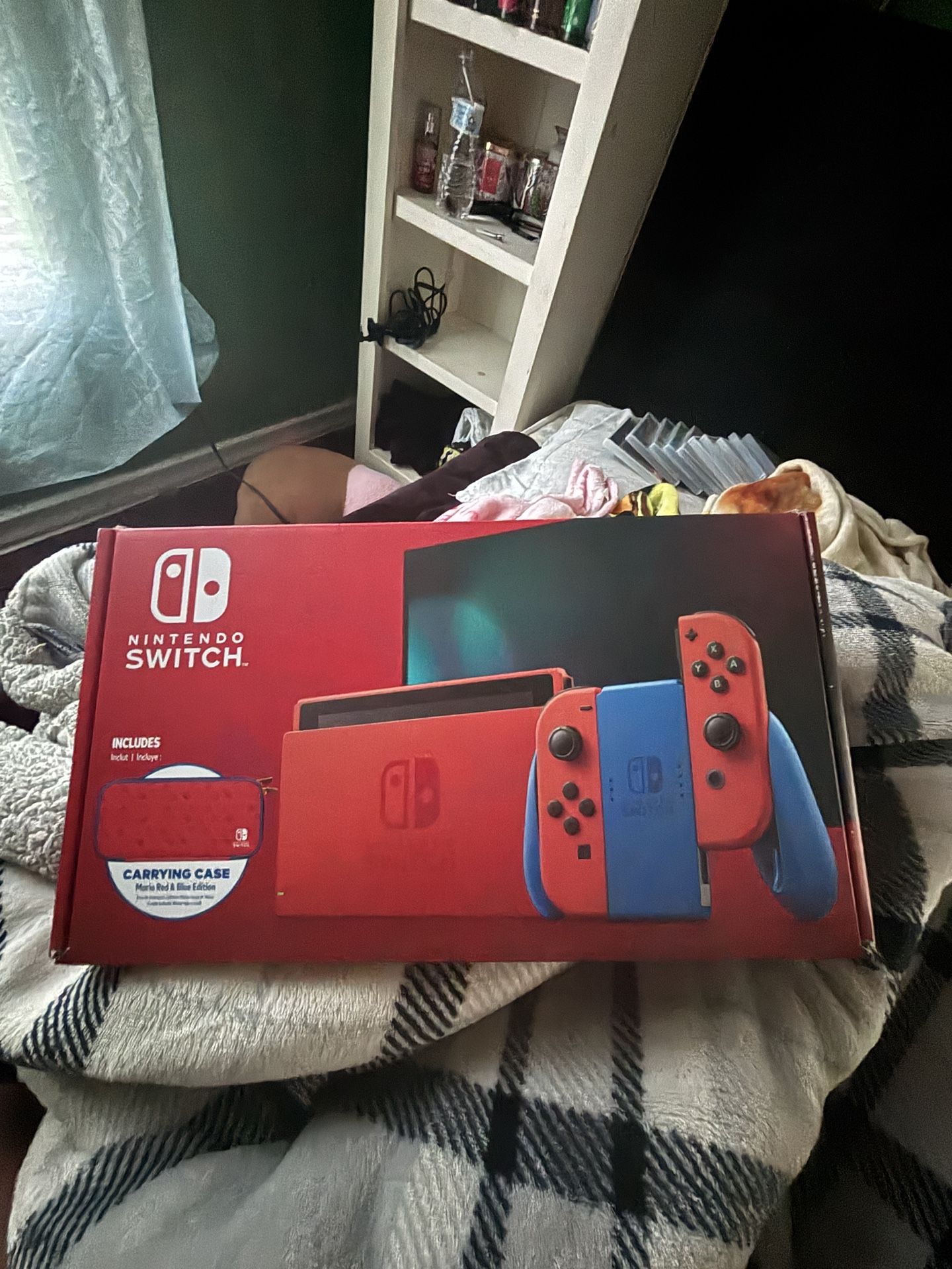 Nintendo Switch Red & Blue X Mario Edition