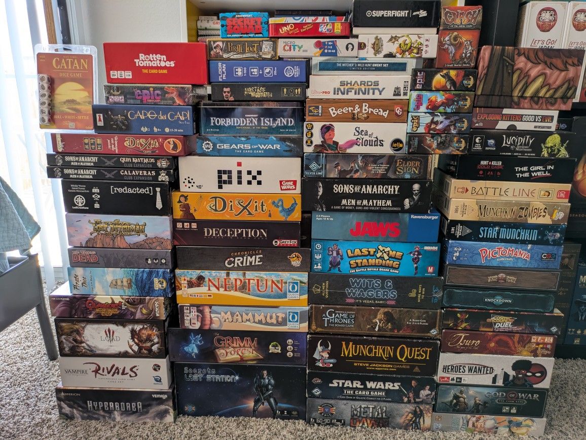 Board Game Lot | Dixit,Tsuro,Game Of Thrones,Star Wars,Elder Sign 