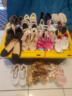 Girl Shoes Size 1, 11,13, 10