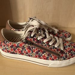 Taos Z Soul Women’s Sneaker, Size 8.5, Stylish Platform Sneaker with Removable Footbed, Arch Support, Premium Cushioning, Lace-Up Adjustability, and E