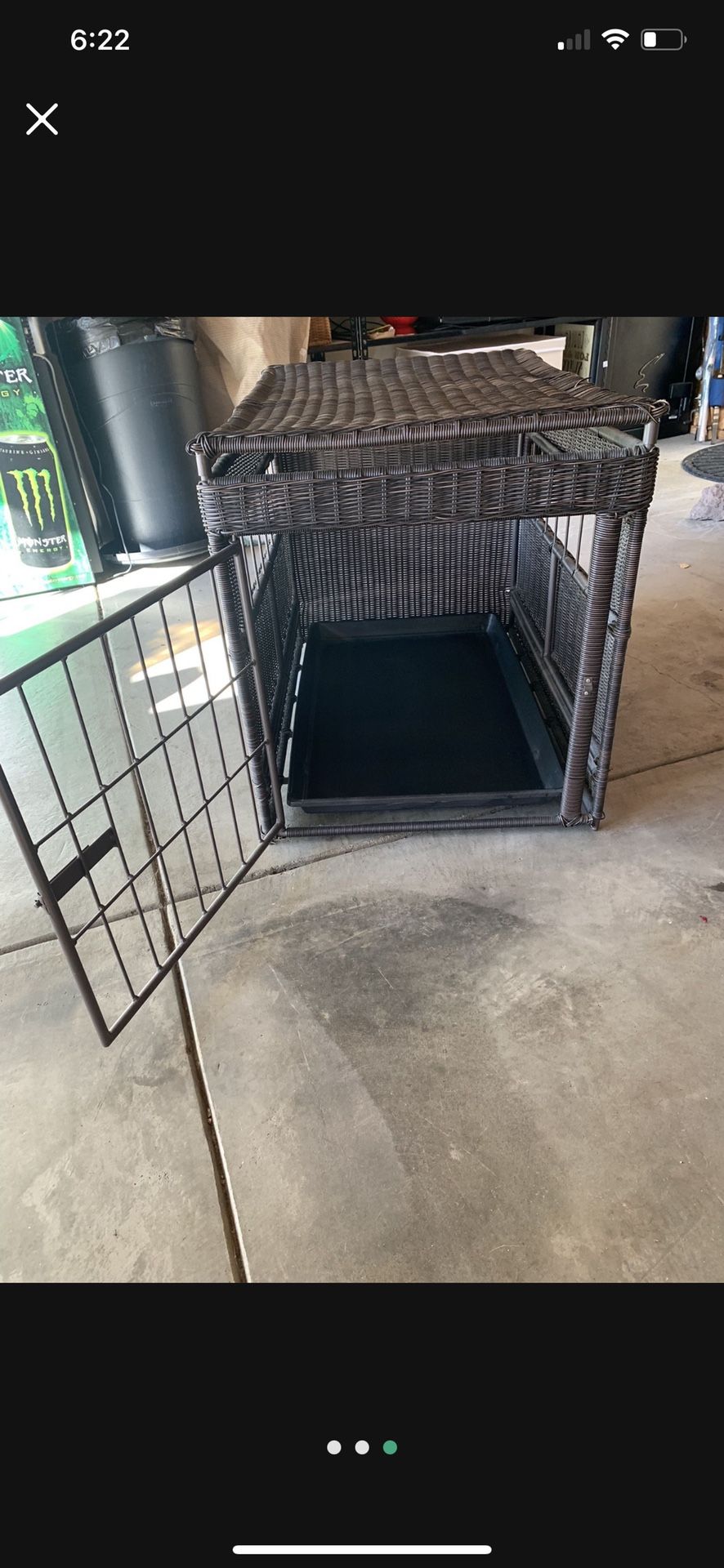 Decorative Wicker Dog Crate/Kennel for Sale in Alpine, CA OfferUp