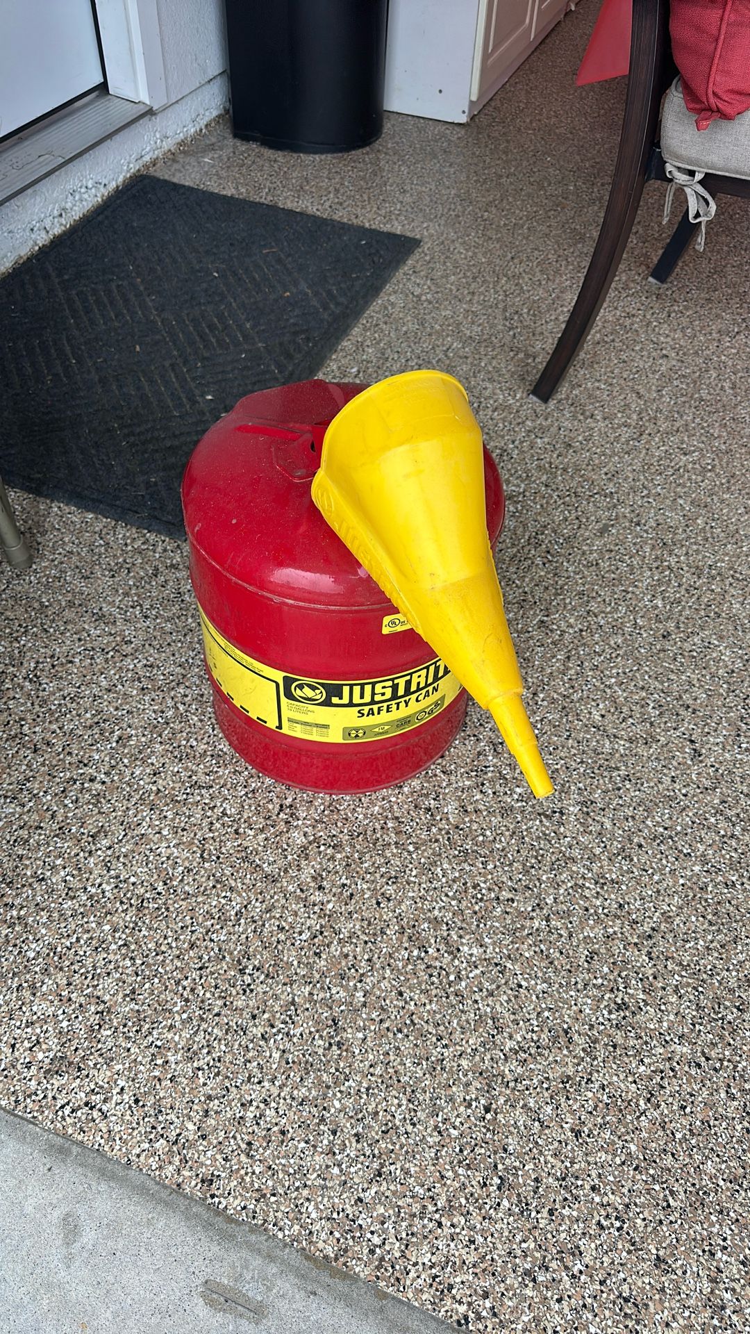 Justrite Safety Gas Can