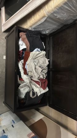 Chest full of clothes