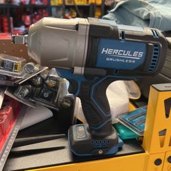 Hercules Hcb86b2 1/2inch Brushless High Torque Impact Wrench Tool Only