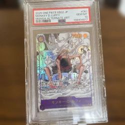PSA10 One Piece Card LUFFY MANGA ONE PIECE ANIME 25TH COLLECTION EB02-061
