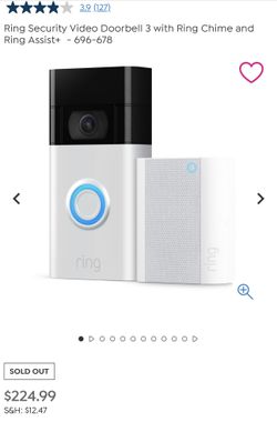 Ring Doorbell Camera & Chime