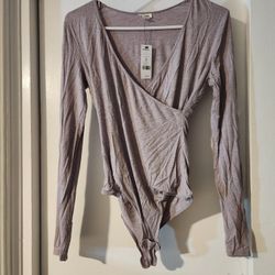 New Garage Cross Front Bodysuit Small