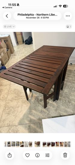 Folding Patio Table
