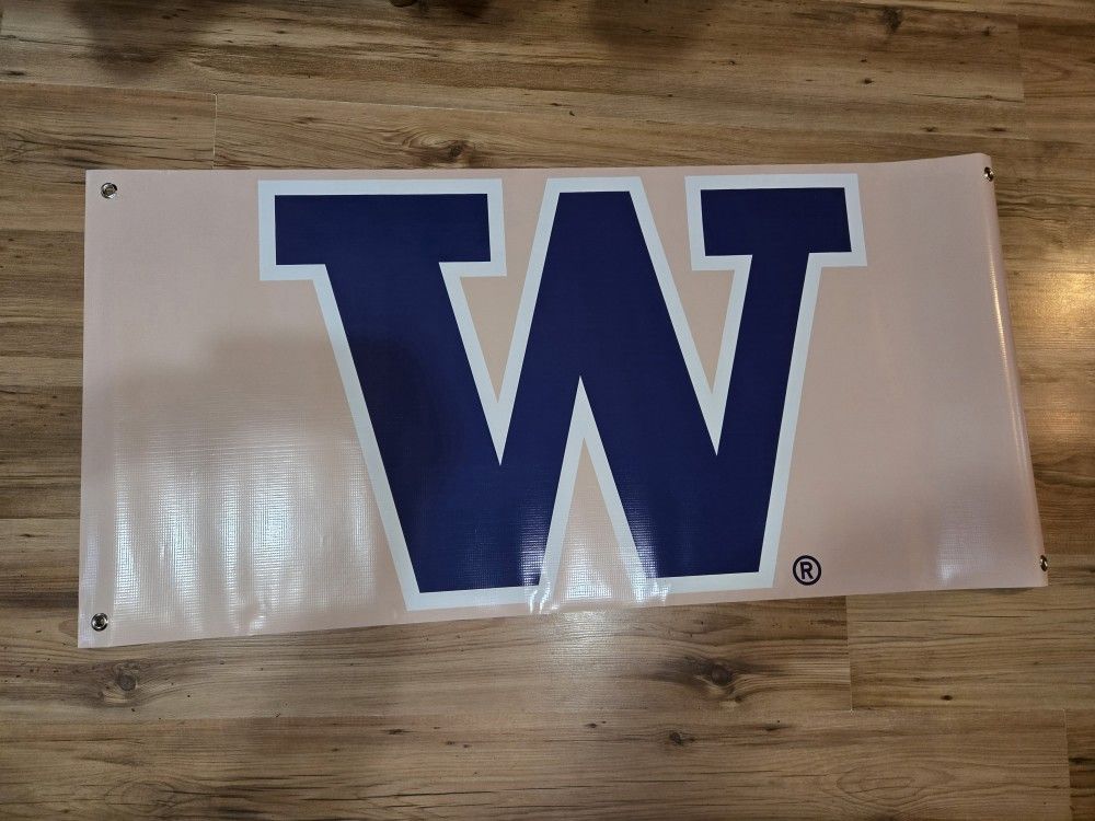 UW Washington Huskies 2 X 4 Ft Banner