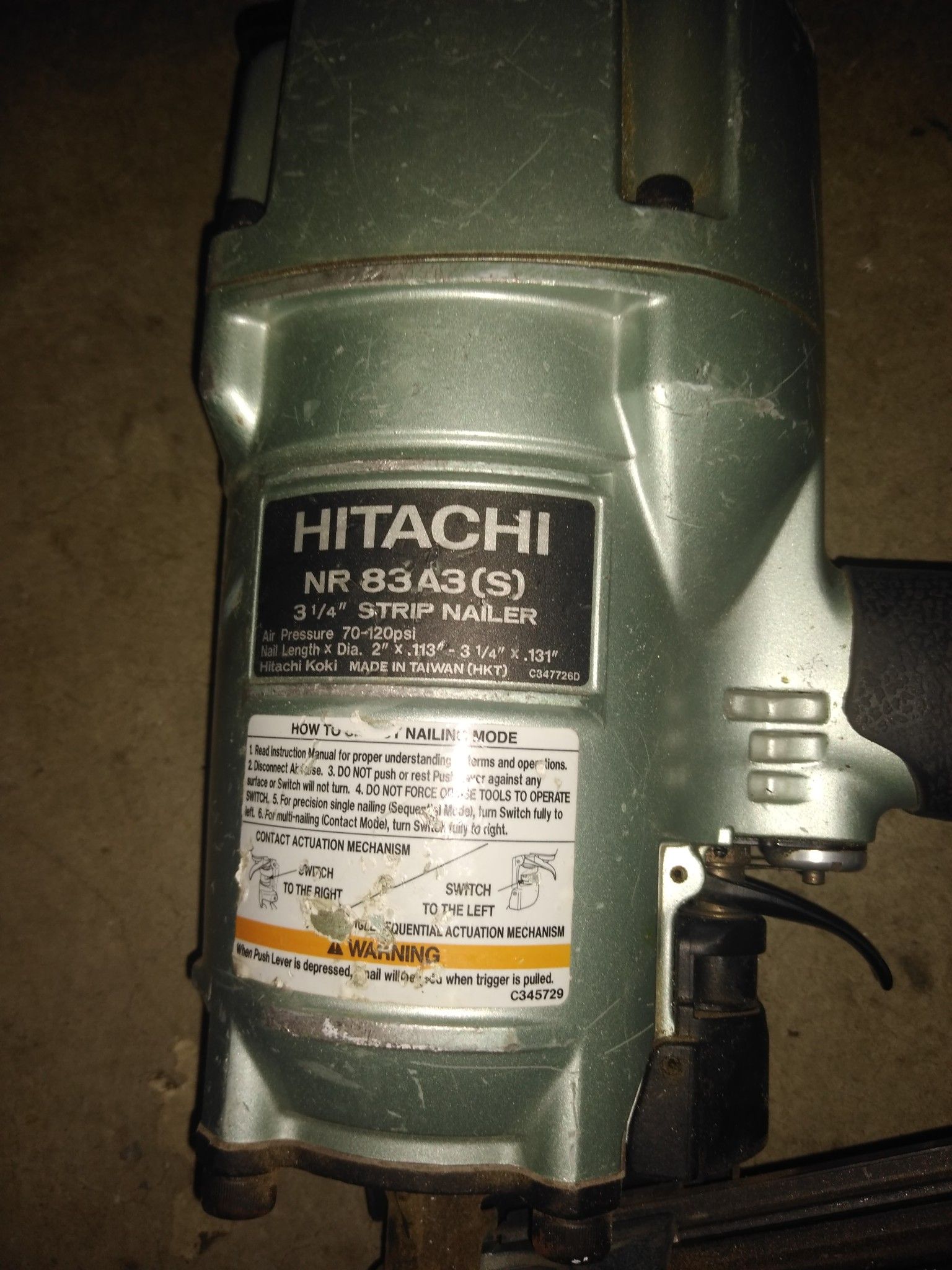 Hitachi nr83a3 (s)