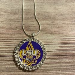 LSU Charm Necklace