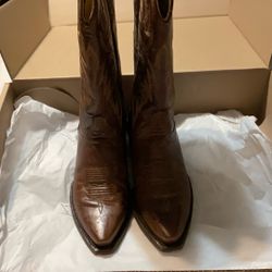 IDYLEWIND Leather Inside And Out Cowboy Boots Size 7b