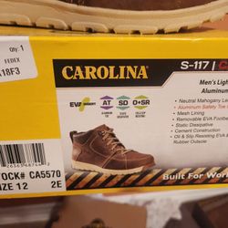 New Carolina Work Boot Size 12 2E(wide)