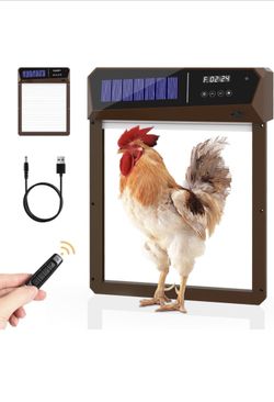 Automatic Chicken Coop Door, Solar Chicken Coop Door