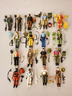 GI-JOE Action Figure LOT SALE - GI Joe Figures Only 1982 to 1988