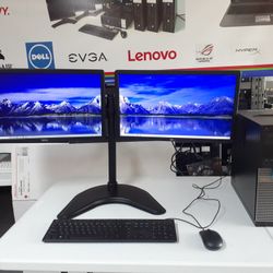 Super COMPUTER MEGA-SETUP DUAL 1080P MONITORS +Intel Core i7 Dell Tower Mega DEAL AVAILABLE IN Kennedale Tx 