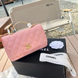 CC Handle Bag Pink