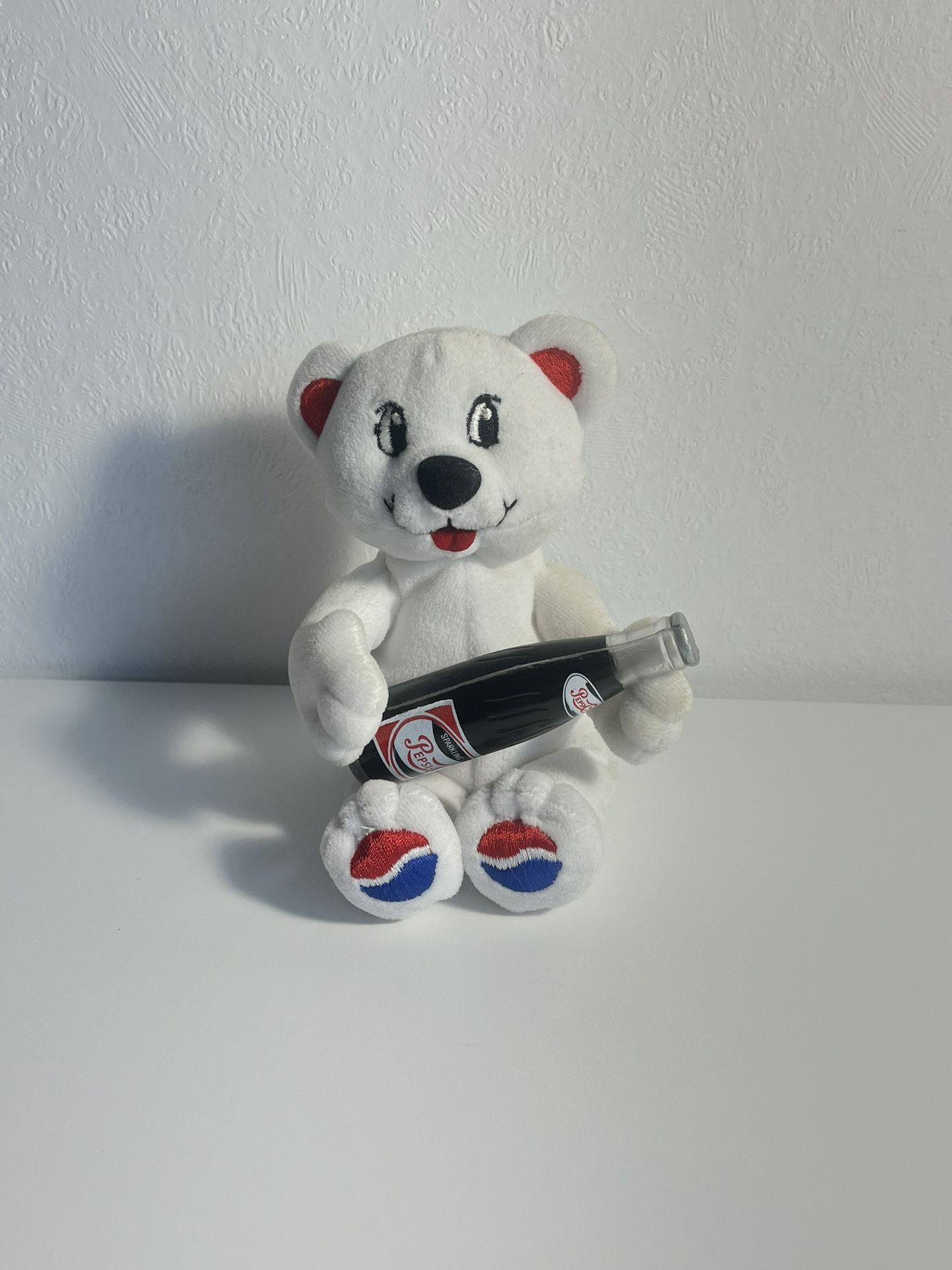 Vintage 2000’s Pepsi bear stuffed animal plush