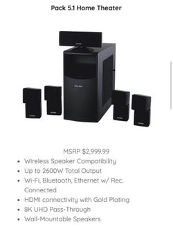 BRAND NEW HOME THEATER