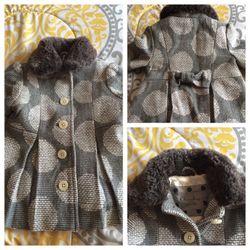 Beautiful Winter Coat Baby Girl 12 Months Brand New